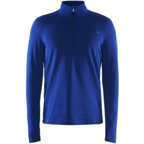 Craft- Heren - Thermo zipshirt - Sweep Halfzip - Donkerblauw - Maat XS