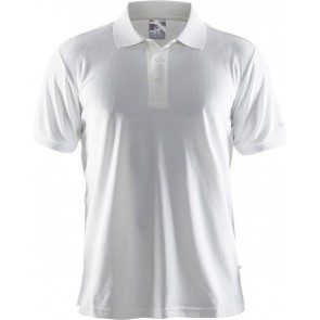  Craft - Classic Polo - Heren - Wit - Maat S