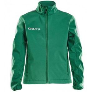 Craft Pro Control Softshell Jas Kids - Groen - Maar 134/140