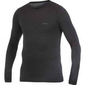 Craft Cool Seamless LS - Lange mouwen - Sportshirt - Heren - Zwart - Maat S/M