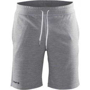 Craft In-the-zone Sweatshort - Sportbroek -  Heren - Grey Melange/white