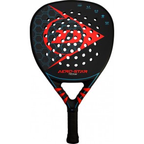 Dunlop AERO-STAR Team - Padel Racket - Zwart met Rood