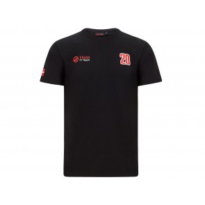 Haas F1 Team - Kevin Magnussen - T-shirt - Heren - Zwart - Maat M