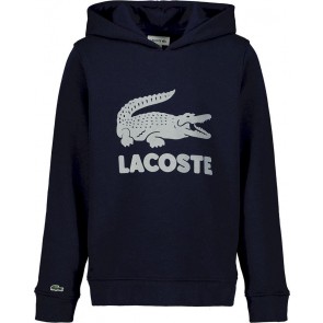 Lacoste Hoodie Vest - Kinderen - Blauw - Maat 128 