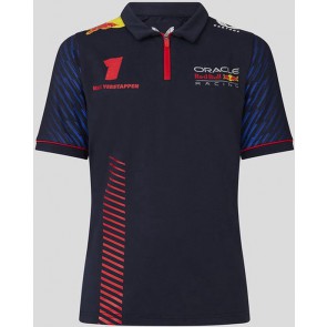 Red Bull Racing -Max Verstappen - Kids - Teamline - Polo - Blauw 