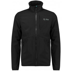 Mercedes AMG F1 Petronas Team Softshell Jas Heren - Zwart