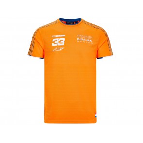 Puma - RedBull Racing - Max Verstappen - T-shirt - Kids - Oranje - Nummer 33 