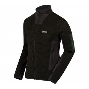 Regatta Columbus III Fleece Jas Heren - Zwart