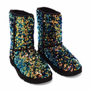 UGG - Classic Short Stellar Sequin Boots - Schoenen - Sample - Zwart - Maat 38