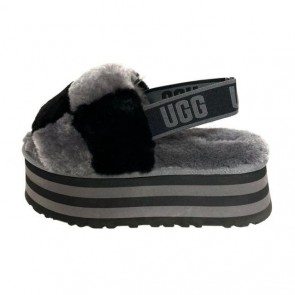 UGG - Disco Slide Slippers - Sample - Zwart-  Maat 38