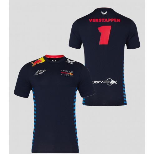 10 Stuks - Red Bull Racing - Max Verstappen - Team T-Shirt - Blauw - Dames - Maat 38 