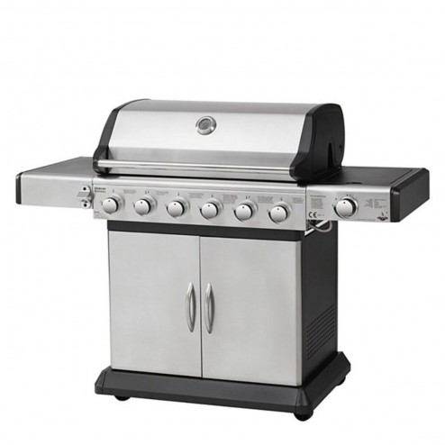 El Fuego Deluxe roestvrijstalen Gasbarbecue met led-bediening
