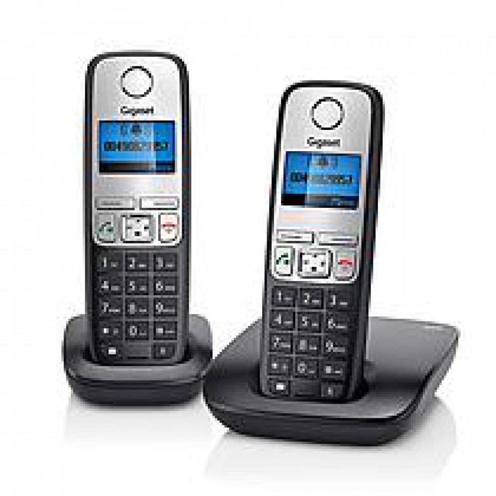Gigaset A400 - Duo DECT telefoon - Zwart | ElektronicaDeal.nl
