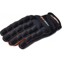 25 stuks Brabo Sporthandschoenen - Unisex - zwart/oranje - Maat L 