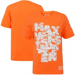 10 Stuks - Max Verstappen - T-shirt - Kids - Oranje - 146-158-164