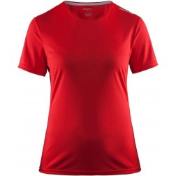 10 stuks - Craft Mind SS Tee women bright red - Maat L 