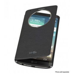LG Snap on Quick window case - zwart - voor LG G3s