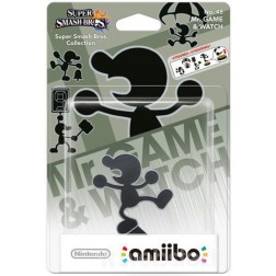 Nintendo amiibo Super Smash Figuur Mii Ness + Mr. Game & Watch  - Wii U + NEW 3DS