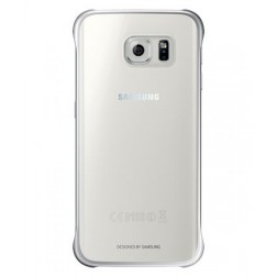 Samsung Clear Cover voor Samsung Galaxy S6 edge - Zilver