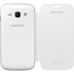 Samsung Flip Cover voor de Samsung Galaxy Ace 3 - Wit