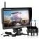 BrandWay Draadloze Achteruitrijcamera set met 7 inch scherm en 2 Draadloze Camera's - Auto / Camper / Caravan / Vrachtwagen / Landbouw Machines