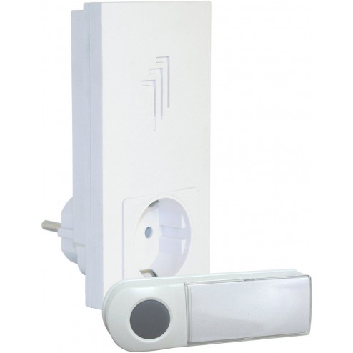 BYRON DEURBELSET DRAADLOOS 50M MET STOPCONTACT DB421E
