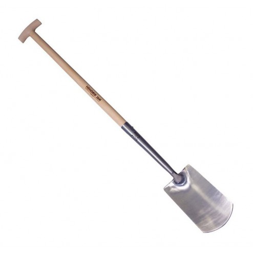 Hendrik Jan Spade - Gesmeed en gepolijst - Met 90 cm essenhouten steel