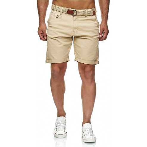 Indicode - Heren - Shorts - Conor - Fog - Maat XL 