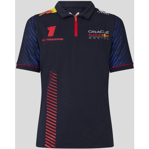 Red Bull Racing -Max Verstappen - Kids - Teamline - Polo - Blauw 