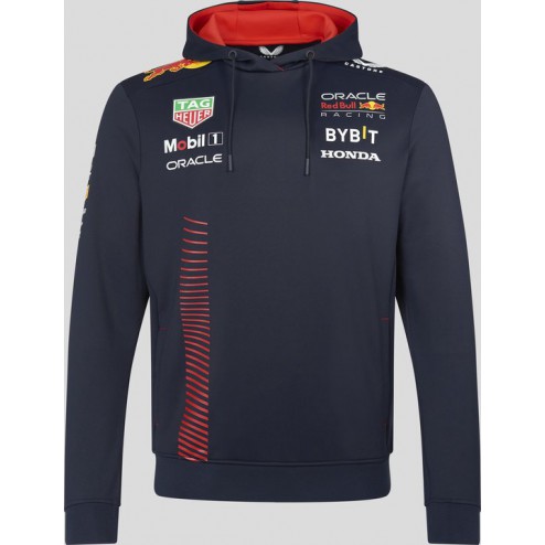 Red Bull Racing -Max Verstappen - Kids - Teamline - Pullover Hoodie - Blauw 