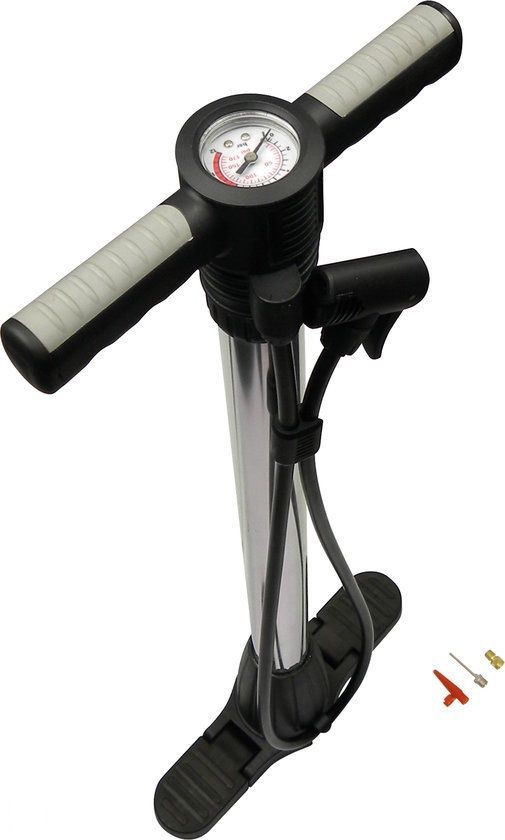 Mirage voetpomp met manometer. A-kwaliteit. fietspomp
