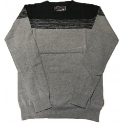 Indicode - Heren - Trui - Arhur Knit - Charcoal Mix - Maat S