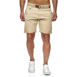 Indicode - Heren - Shorts - Conor - Fog - Maat XL 