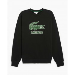 Lacoste Logoprint Fleece Sweater Heren - Zwart - Maat XS/2