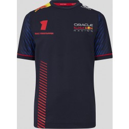 Red Bull Racing -Max Verstappen - Kids - Teamline Driver - T-Shirt - Blauw 
